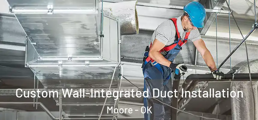  Custom Wall-Integrated Duct Installation Moore - OK